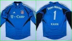 Adidas Bayern Monaco Munchen 2004-05 KAHN #1 Maglia Maglia Calcio Portiere, M - Foto 1 di 24