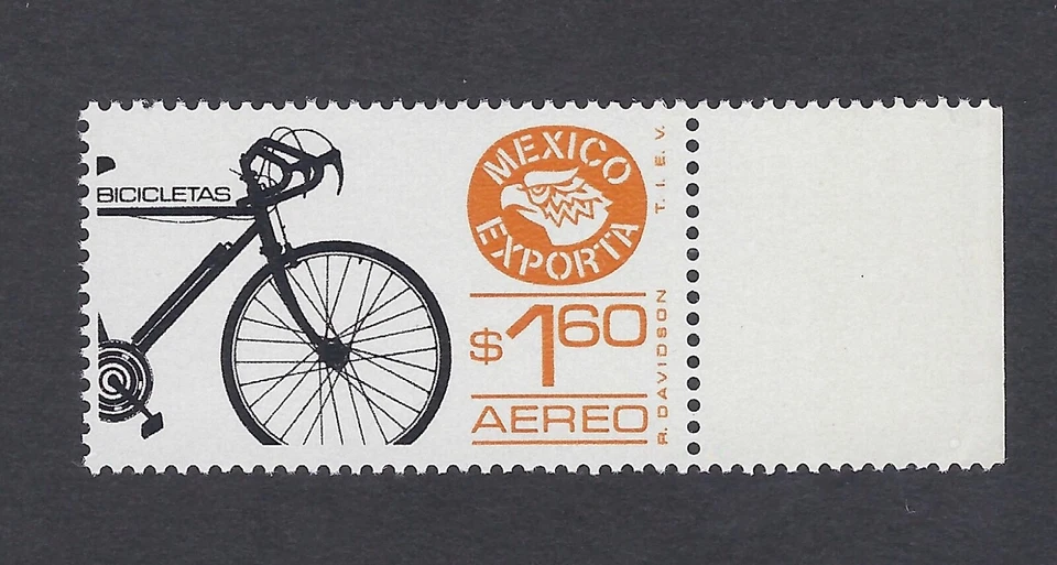 EXPORTA ISSUE  $1.60 "BICYCLES"    SC#C491   PPR #1    ETCV$+ (E053a)* - Image 1 of 1