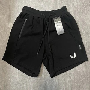 ASRV Men's Lightweight Fleece Sweat Shorts - Black - Size XS (DSG-0518) - Picture 1 of 6