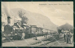 Imperia Ventimiglia Bahnhof Lux Postkarte KF2210 - Bild 1 von 2
