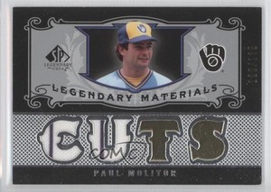 2007 SP Legendary Cuts Materials Double Material /125 Paul Molitor #LM-PM1 HOF