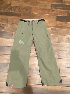 Mujer Talla Pequeña Verde Hoguera Nieve Pantalones Foto 1 de 4