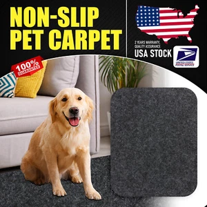 Non Slip Home Pet Carpet Mat Floor Carpet Protector Anti Slip Gray 39"x79" New - Picture 1 of 9