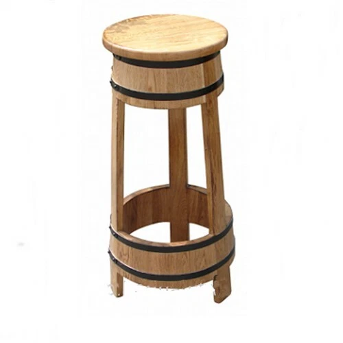 Barhocker aus Eichenfass Weinfass Massiv Stuhl Sessel Bar Party Raum Fass Möbel - Bild 1 von 1
