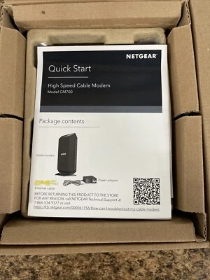 Netgear CM700 High Speed Cable Modem Docsis 3.0 - Image 1 of 4