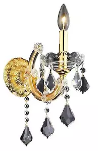 Elegant Lighting Maria Theresa Wall Sconce Gold, Clear Royal Cut 2800W1G-RC - Bild 1 von 8