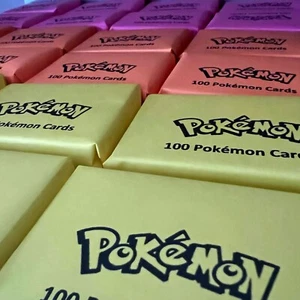 100 Pokemon Cards including 14 holos in every pack! 100% Authentic. BEST on eBay - Picture 1 of 6