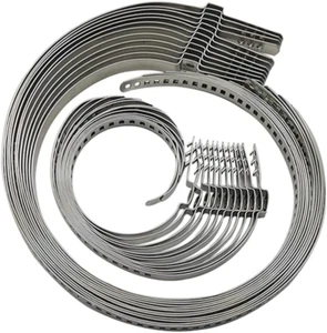 CV Boot Clamp Kit - Stainless Steel Universal Adjustable Axle Boot CV Joint Band - Picture 1 of 12