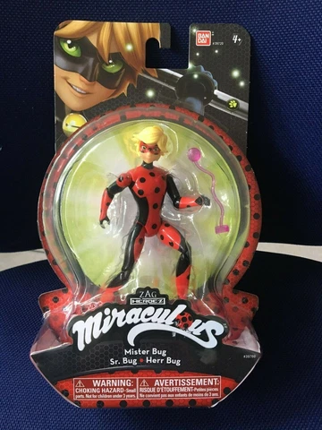 Miraculous Adrien Mister Bug / Cat Noir 6-inch Figure with accessories - New Cover
