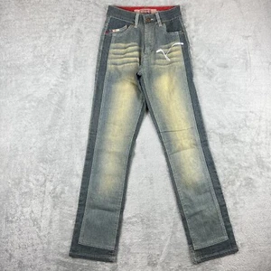 Denim rojo índigo para mujer 25 Y2K Lux/denim industrial - Imagen 1 de 11