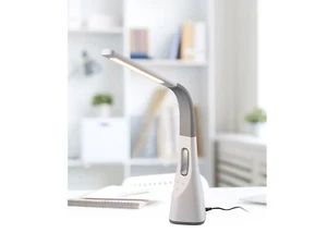 LED Schreibtischlampe Touch Dimmer Bürolampe Tageslicht mit USB & Ventilator - Bild 1 von 10