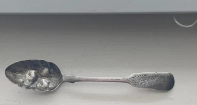 Antique Sterling Silver Georgian Berry Spoon 5" Has markings. - Image 1 of 4