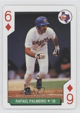 1991 US Playing Cards Major League All-Stars Silver Edge Rafael Palmeiro #6D