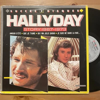 Johnny Hallyday – Hallyday Story / 1967- 1973 2-LP double album FRANCE 1988 - Image 1 of 2