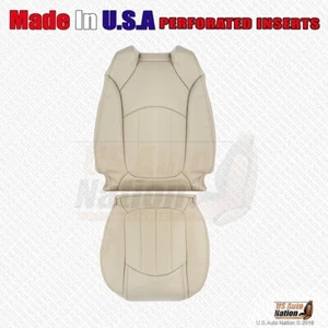 2008 2009 10 2011 2012 For Buick Enclave Driver Bottom-Top Perf Leather CoverTan - Imagen 1 de 6