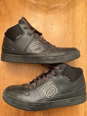 Adidas Five Ten Freerider Zapatos Para Hombre 14 Elementos Alto Cuero Negro Logo Foto 1 de 4