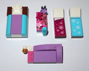 Lego ® Lot 5 Accessoires Décor Friends Canapé + Lit + Meuble + Transat - Picture 1 of 1