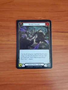 Brutal Assault - Crogiolo di Carne e Sangue di Guerra Unlimited Rainbow Foil - CRU192 - Foto 1 di 2