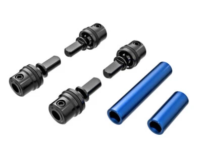 Traxxas Antriebswellen Center vorne und hinten mit Driveshafts Alu blau TRX9751- - Bild 1 von 2