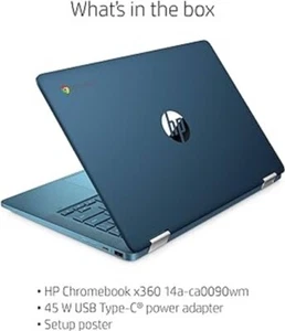 fairly used laptop chromebook octopus light blue- few scratches- volume wont be - Picture 1 of 2