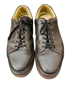 Samuel Hubbard Zapatos Para Hombre 10.5 Marrón Cuero Vestido Informal Zapatilla M1310 061 - Imagen 1 de 8