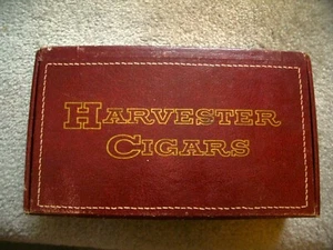 Used Harvester Perfecto Cigar Box-Burgundy - Picture 1 of 4