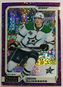2018-19 JOHN KLINGBERG O-PEE-CHEE PLATINUM VIOLET PIXELS PARALLEL #88 STARS - Picture 1 of 2
