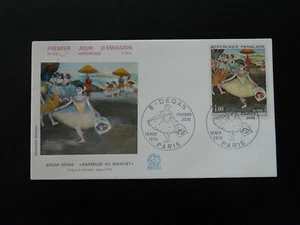 FDC France 1970 art painting Edgar Degas dance ballet (1) - Picture 1 of 1