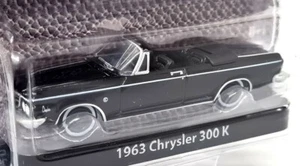 Greenlight 1/64 - Modellino auto Chrysler 300K Cabrio 1963 nero pressofuso - Foto 1 di 3