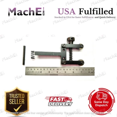 MachEI Spring Loaded Clamp Type Knurling Tool 2" Inches Capacity 3/8" Shank