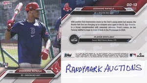 Ceddanne Rafaela Boston Red Sox 2024 Topps Now Road To Opening Day Od-13 x/514 - Bild 1 von 1