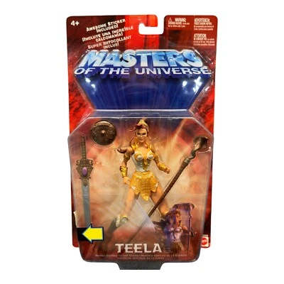 Figura Teela Mattel Masters of the Universe 2002 con chip de acción - MOTU 200X nueva Foto 1 de 4