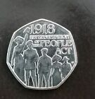 1918 REPRESENTATION OF THE PEOPLE'S ACT 50p Coin CIRCULATED FIFTY PENCE 2018