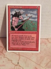 Winds of Change 4th Fourth Edition Magic the Gathering MTG Rare Red LP