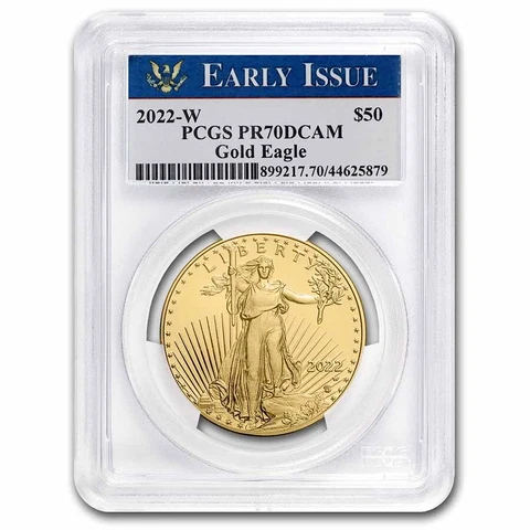 2022-W 1 oz Proof Gold Eagle PR-70 PCGS (Early Issue) - SKU#271825 Cover