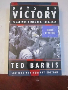 2005 DAYS OF VICTORY BOOK BY TED BARRIS AUTOGRAPHED/SIGNED - Picture 1 of 3