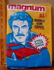 Vintage 1983 Donruss Magnum P.I. Trading Bubble Gum Cards Unused Wax Pack