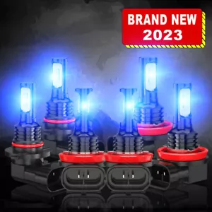 For Jeep Grand Cherokee 2014-2018 Combo 6x 8000K LED Headlight + Fog Light Bulbs - Picture 1 of 12