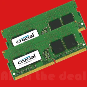 Crucial 8GB DDR4 KIT 2x 4GB 2666 MHz PC4-21300 SODIMM 260-Pin Laptop Arbeitsspeicher - Bild 1 von 1