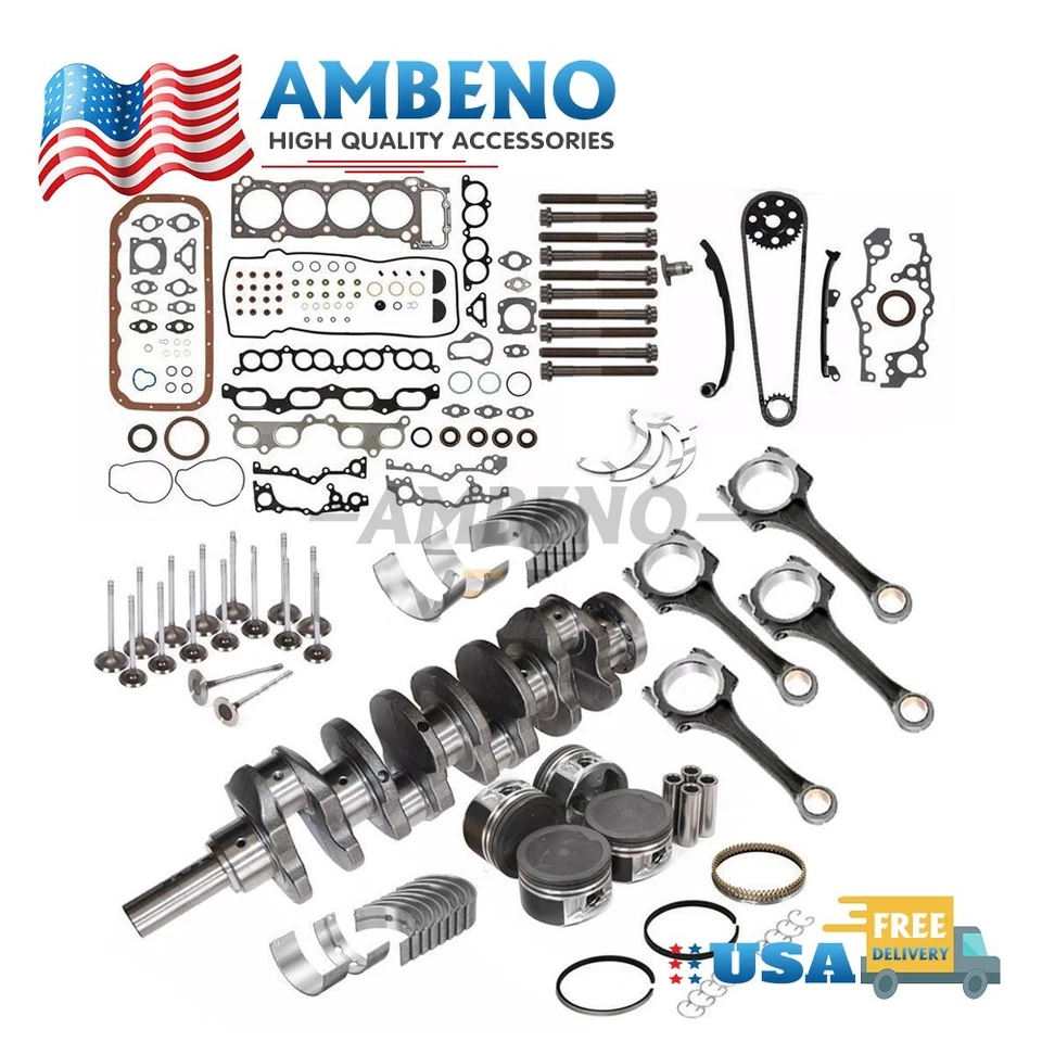 For 95-04 Toyota Tacoma 2.4L 2RZFE Engine Rebuild Overhaul Kit -Crankshaft Rods - Image 1 of 1