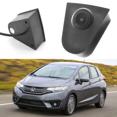 170° Full HD CCD Car Front View Camera Logo Embedded for Honda JAZZ 2016-2018 17 - Image 1 of 4