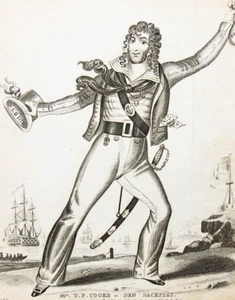 1832 Sailor Broadsheet Theatre Einblattdruck Theater - Bild 1 von 1