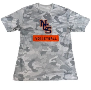 Sport-Tek Short Sleeve Shirt Men's White/Gray NCS volleyball shirt Comfort Kills - Picture 1 of 17