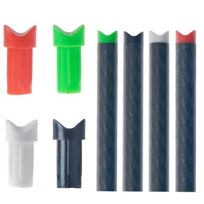 ID 7.6mm Arrow Nocks Crossbow Bolts Half Moon Archery Arrows Shaft DIY - Image 1 of 4