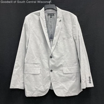 NWT Mens INTERNATIONAL CONCEPTS Light Gray Blazer Suit Jacket Sport Coat Sz XL - image 1 of 4