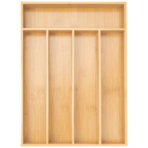 Besilord Silverware Organizer Kitchen Drawer Organizer Utensil Organizer Bamb... - Bild 1 von 6