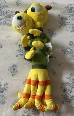 NUEVO NUEVO CON ETIQUETAS Disney Pixar Monster University TERRY & TERRI Muñeco de Peluche 15" BONITO Foto 1 de 4