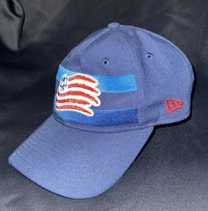 Vintage New Era 9 Twenty New England Revolution Adjustable Back Hat Blue And Red - Picture 1 of 6
