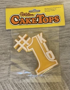 Vintage 1983 NIP Wilton #1 Kid Cake Decoration Topper New Old Stock Hong Kong - Picture 1 of 2