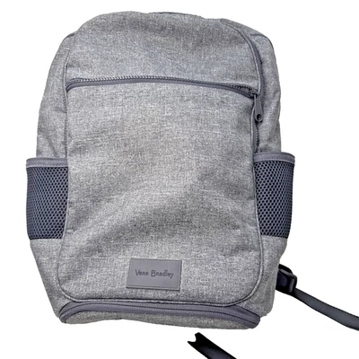 Vera Bradley Women's Reactive Grand Backpack Heather Gray Flower Lined NWOT - Image 1 of 4